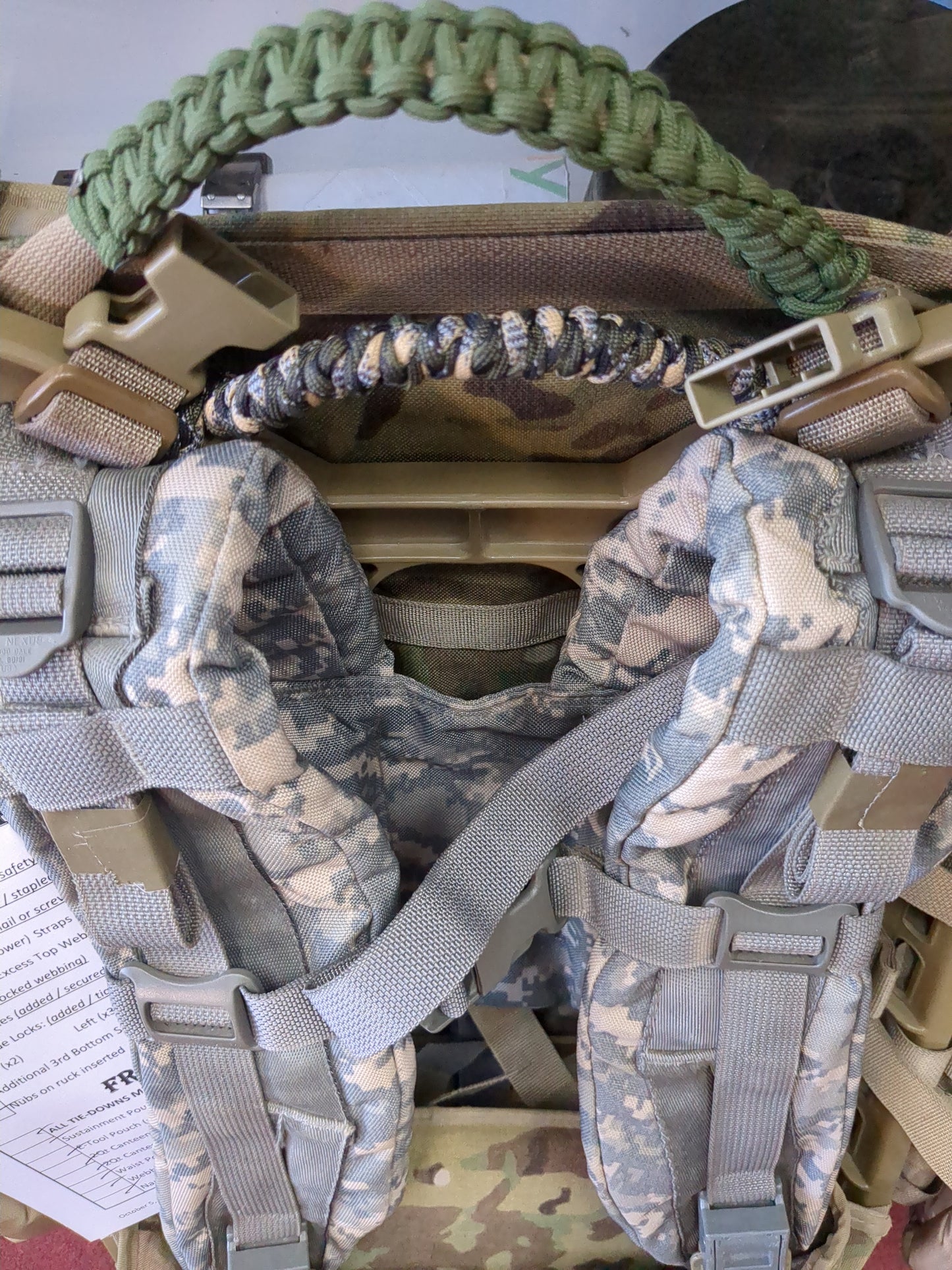 Garcia MAIL-IN - v.12 "Ranger Ready" OCP Large Molle II Ruck w/ The Gibson Configuration w/ Name Tape & Cat Eyes (V12 2026-07)