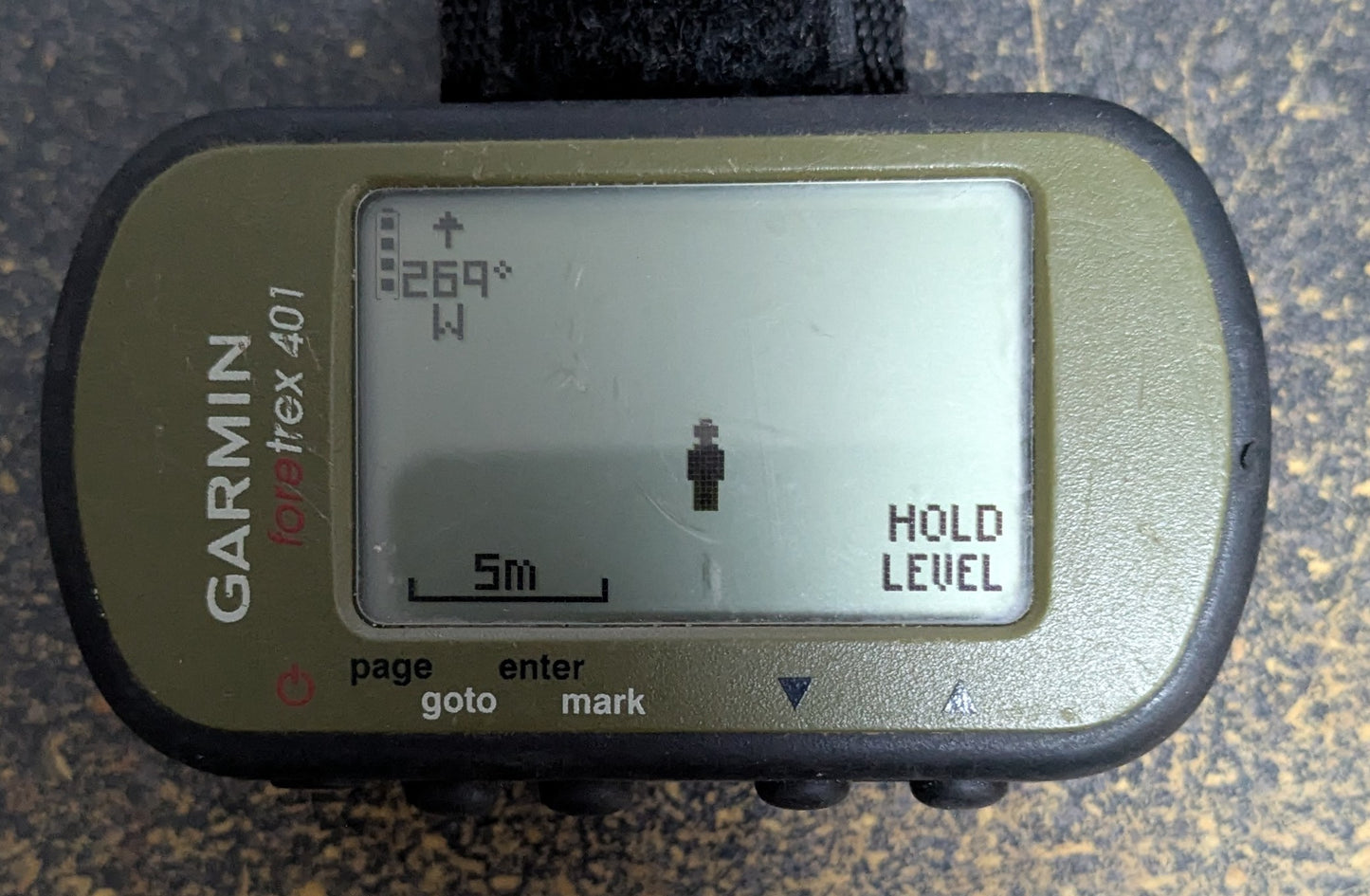 Garmin ForeTrex 401 Wrist Mounted GPS  (FA3-26Mar90)