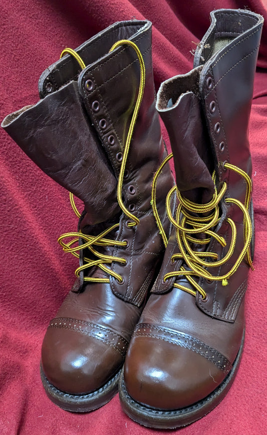 NOS Corcoran Mens 10" Historic Brown Jump Boots Mens 8.5 (fa08-25APR101)