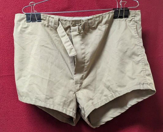 Vintage Maple Athletic Sportswear Khaki PT Shorts ~34-36 (DC5-26Mar54)