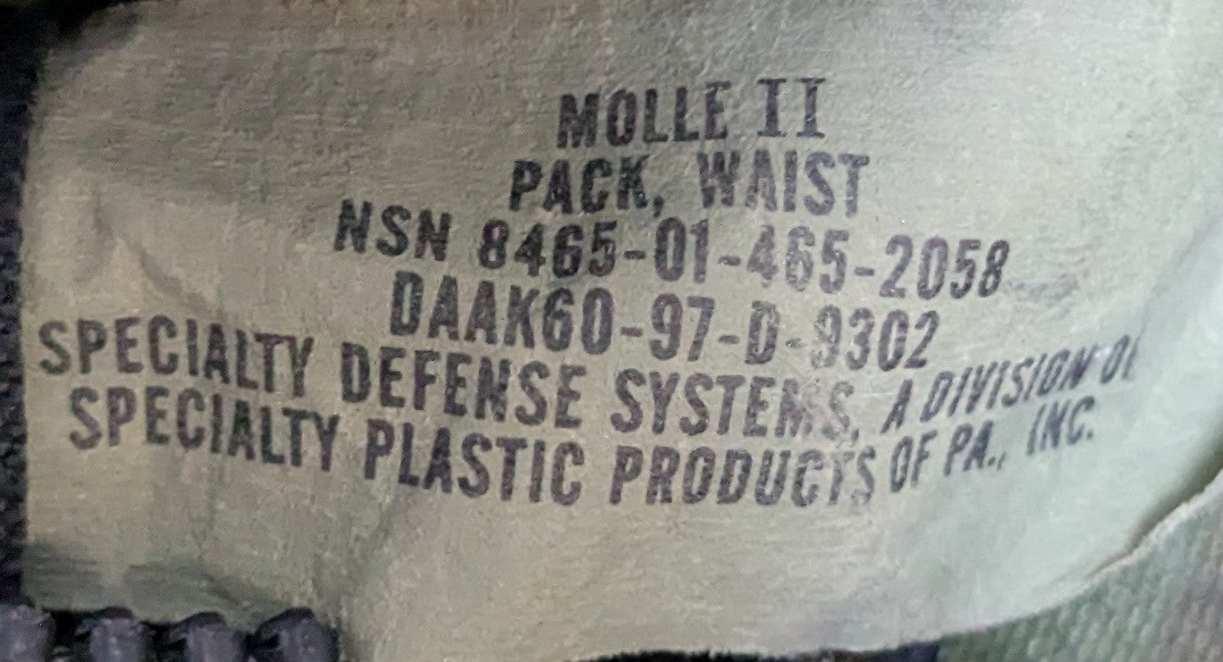 Woodland Camo Molle II Waist Pack (DB11-25Aug25)