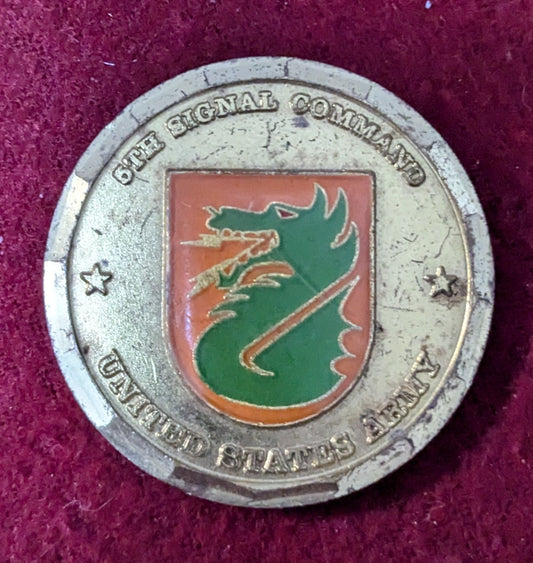 Challenge Coin 5th Signal Command Presented by the Commanding General 1 star (chcc-25May24)