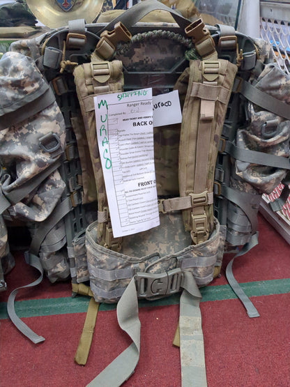 Muraco -'Ranger Ready' ACU Ruck / OCP Shoulder Straps Molle II Ruck