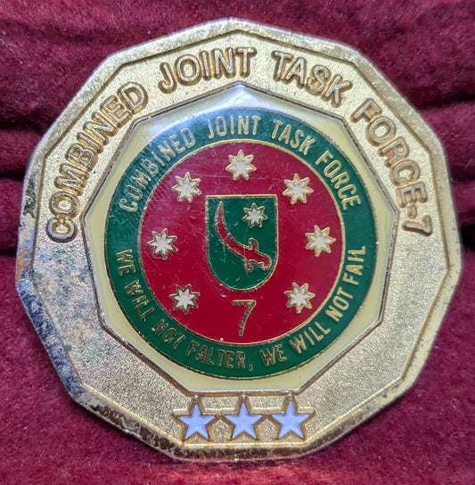Challenge Coin Combined Joint Task Force 7 Operation Iraqi Freedom (chcc-25APR162)