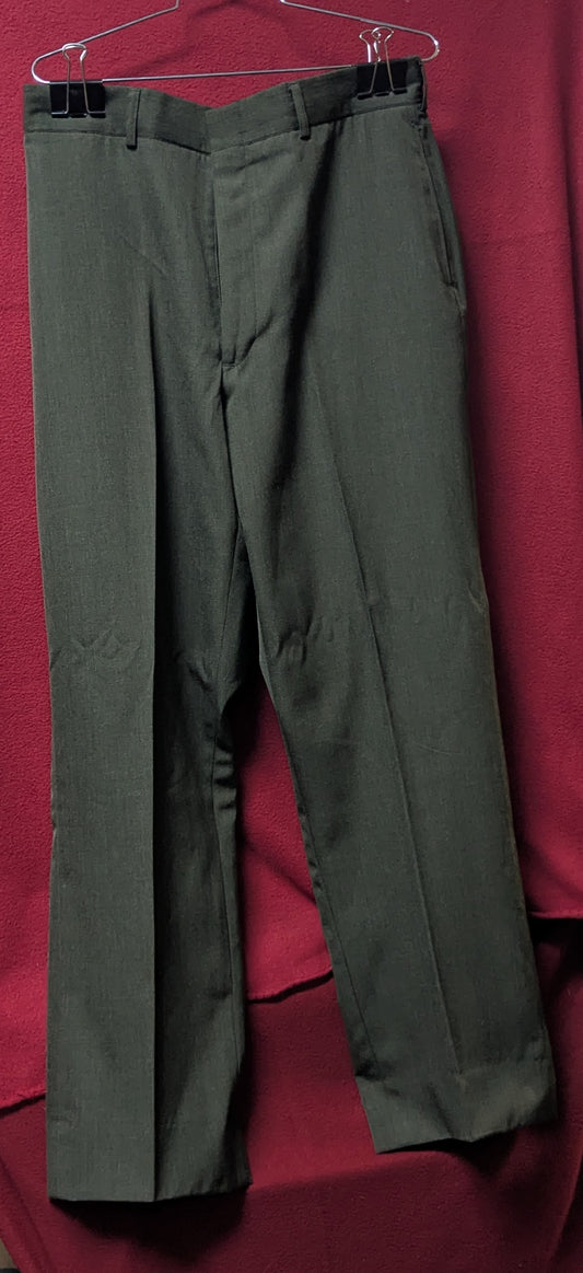USMC Service Trousers Man's, Poly/Wool Garardine 36R (FB1-26Feb65)
