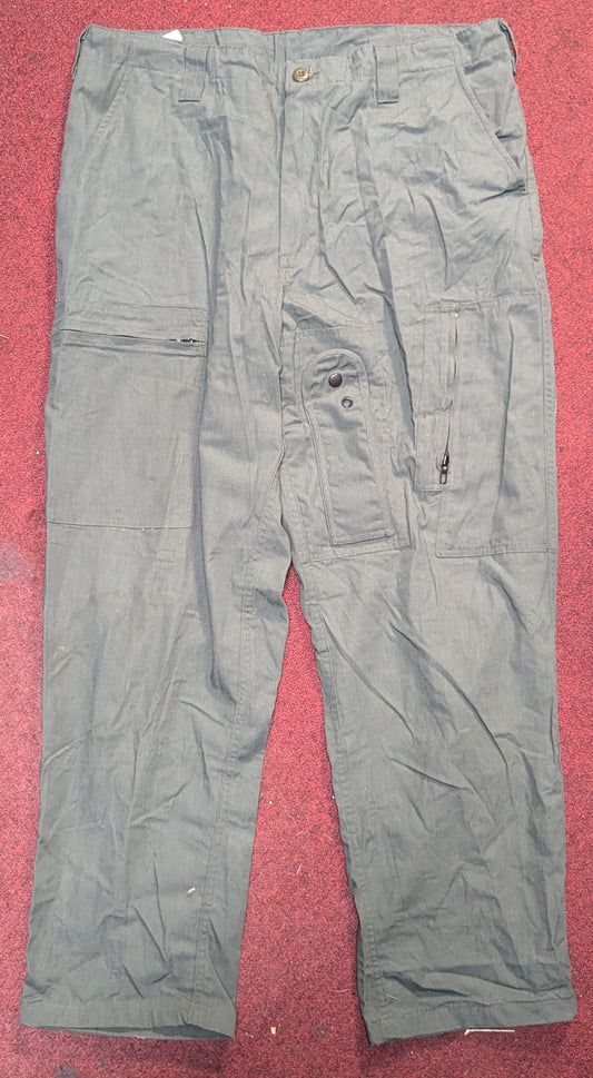Large 2-Piece Flight Suit Bottoms Pants Sage Green CW2-B-0000 (ab02-25Jun72)