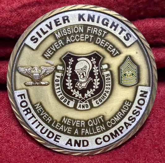 Challenge Coin 1st Medical Brigade Silver Knights (chcc-25APR144)