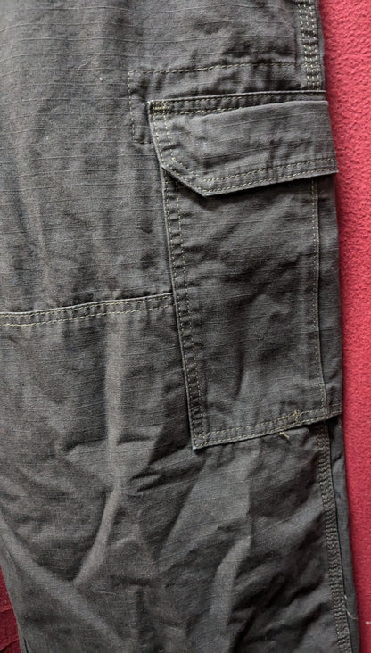 NWT Wrangler Riggs Workwear Ripstop Ranger Relaxed Fit Dark Brown (CA13-25APR19)