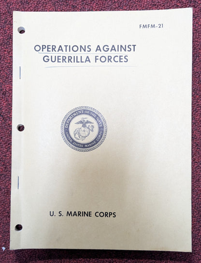 Operations Against Guerrilla Forces USMC FMFM-21 (cb03-25May127)