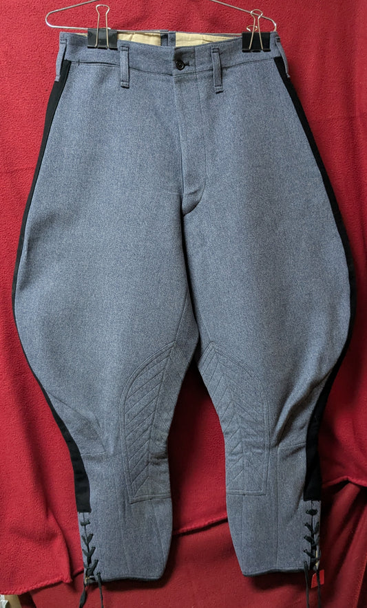 Vintage US West Point Cavalry Breeches Dated 1-19-1943 31"Wx13"Rx13"TWx27"L (DC3-26Mar40)