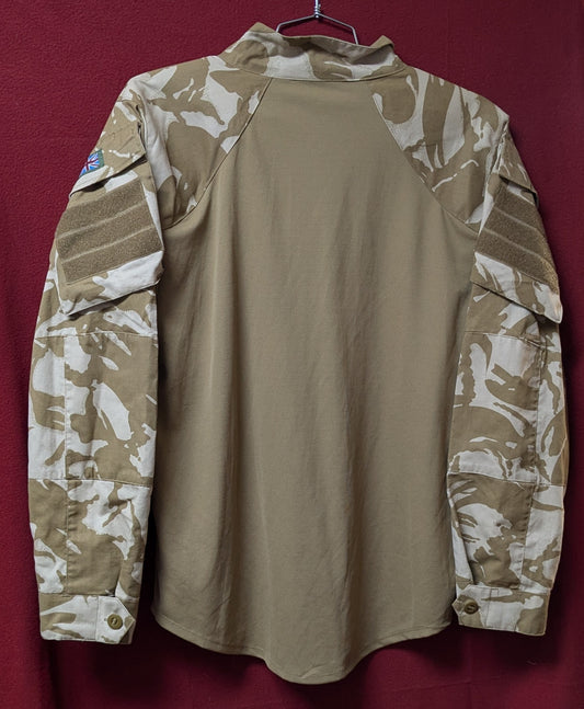 British Army Combat Shirt Mens Large UBAC Hot Weather Desert DP (AB16-25Jul72)