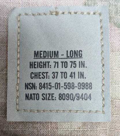 NOS - Set of Medium Long Deployment FRAC Uniform Top Pants OCP Multicam (25MAR33)