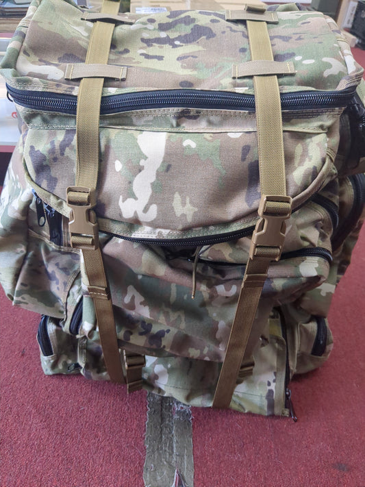 Grille Gibson Custom Ruck -  Built from Scratch - 9 Pocket Zippered Open from Bottom Malice Pack