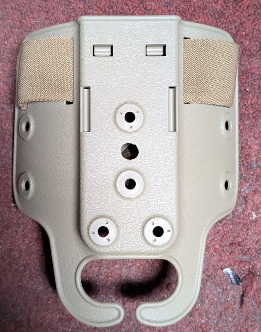 Model 6004-14 Thigh Plate and Belt for Single Strap Leg Shroud FDE Brown (DB15-26Jan50)