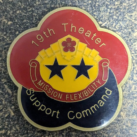 Challenge Coin 19th Theater Support Command (CHCC-25Jul13)