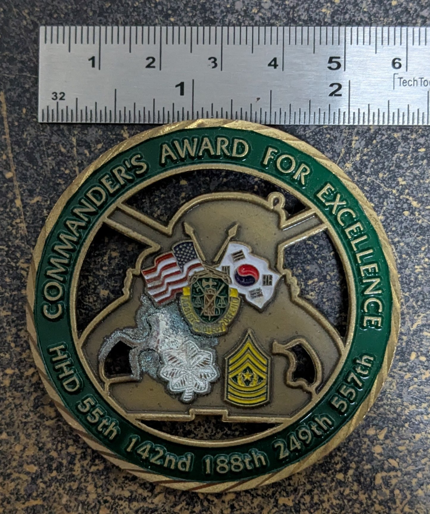 Challenge Coin 94th Military Police Battalion "Polar Bears", Korea Excellence Award (CHCC-26May40)