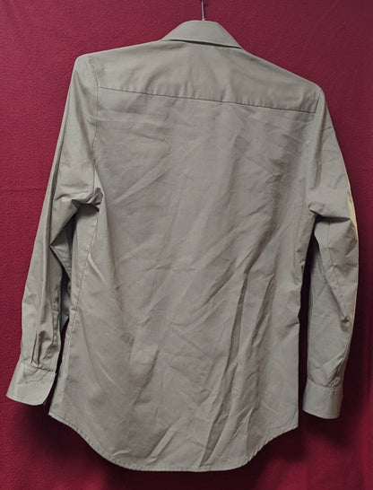 US Army Heritage Tan Men's Dress Shirt 15-32/33 R-C Long Sleeved (CA10-25Aug51)