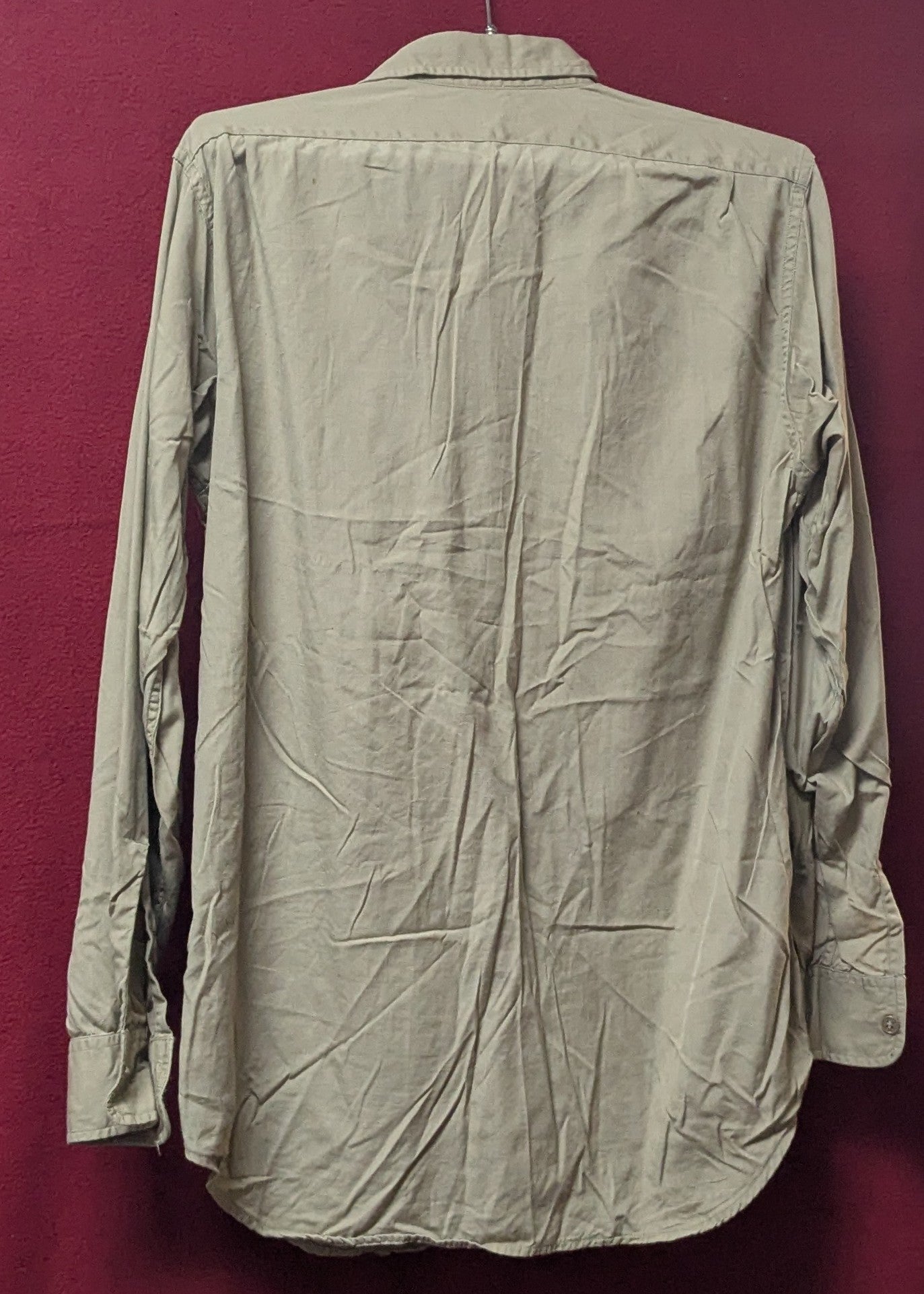 Vintage US Military Long Sleeve Button Down 14.5 x 32 (FB4-26Mar08)