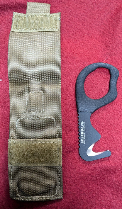 NOS BENCHMADE Rescue Hook Strap Cutter Steel Coated Handle (fa01-25APR95)