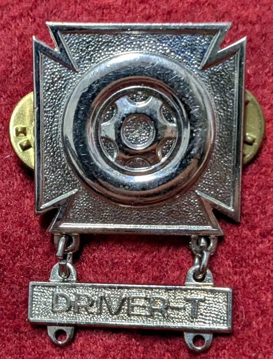 US Army Badges Driver and Mechanic Qualification Driver T Bar (chcc-25Jun18)