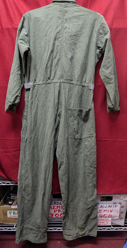 Large Dark Green Mechanics Coveralls Cotton Sateen type 1 (CB09-25APR17)
