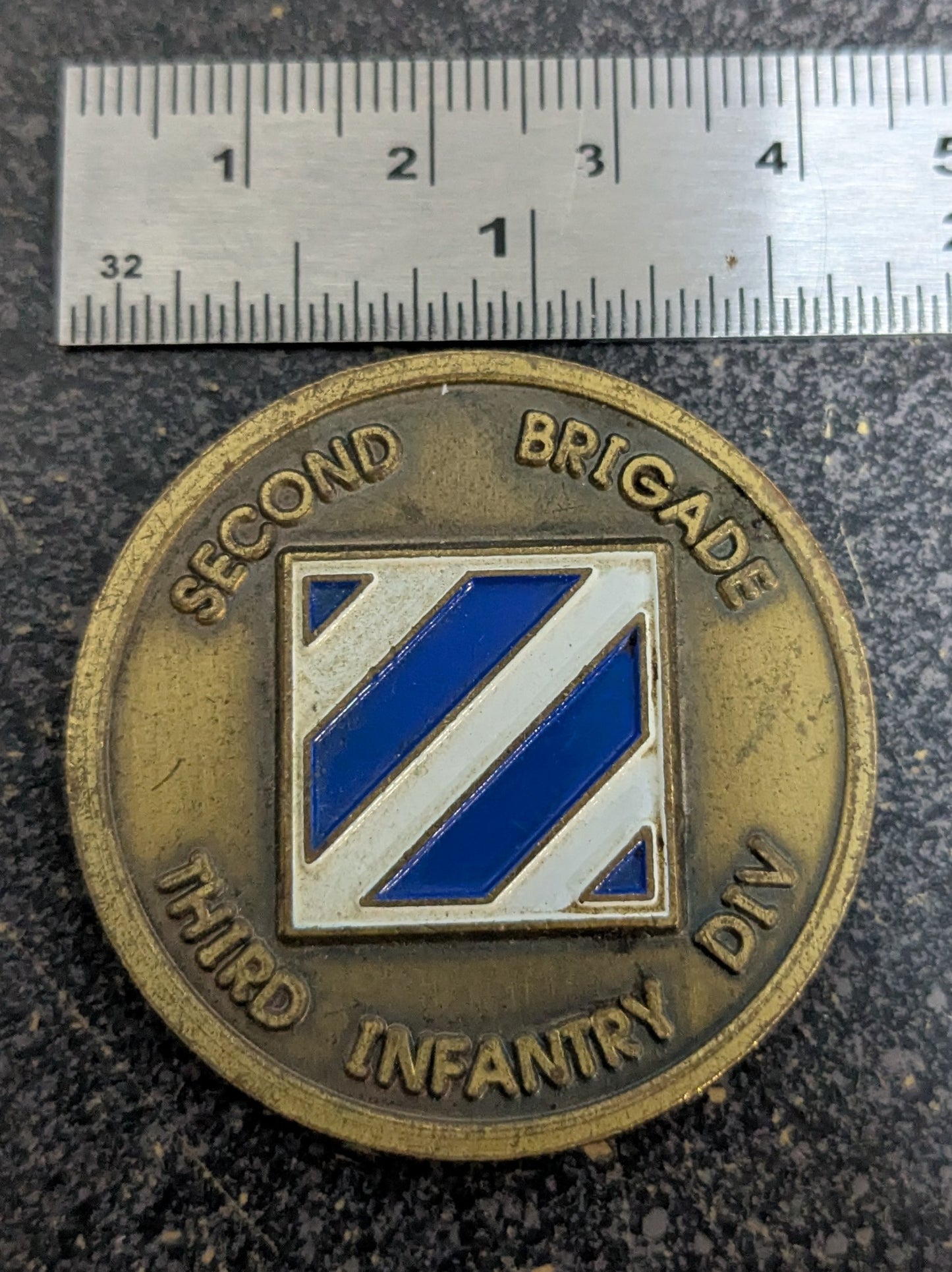 Challenge Coin 2nd Brigade 3rd Infantry Division 2nd Battalion 70th Armor Iron Tigers (26Jun26)