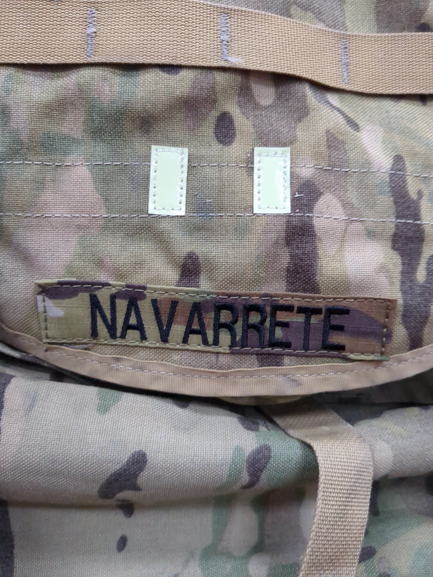 Hans Navarette MAIL-IN - v.12 "Ranger Ready" OCP Large Molle II Ruck w/ The Gibson Configuration w/ Name Tape & Cat Eyes (V12 2026-07)