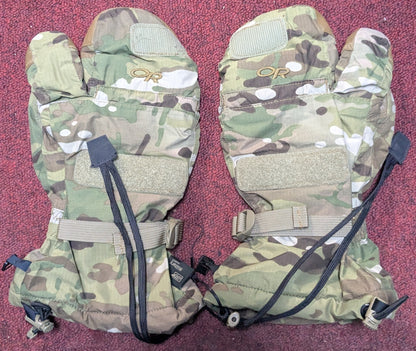 NOS Outdoor Research USGI Outdoor Research Swoop Mitts Multicam Camo Cold Weather Medium (DB6-25Aug41)