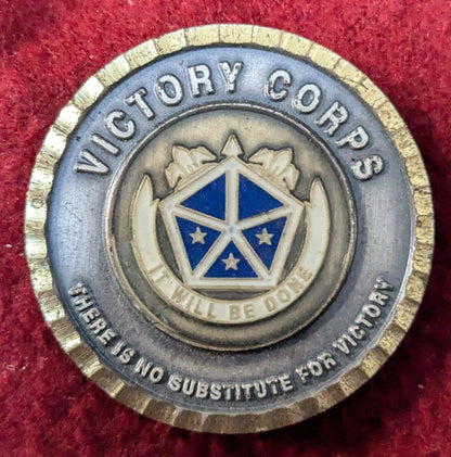 Challenge Coin Victory Corps There Is No Substitute For Victory Deputy Commanding General (chcc-25May47)