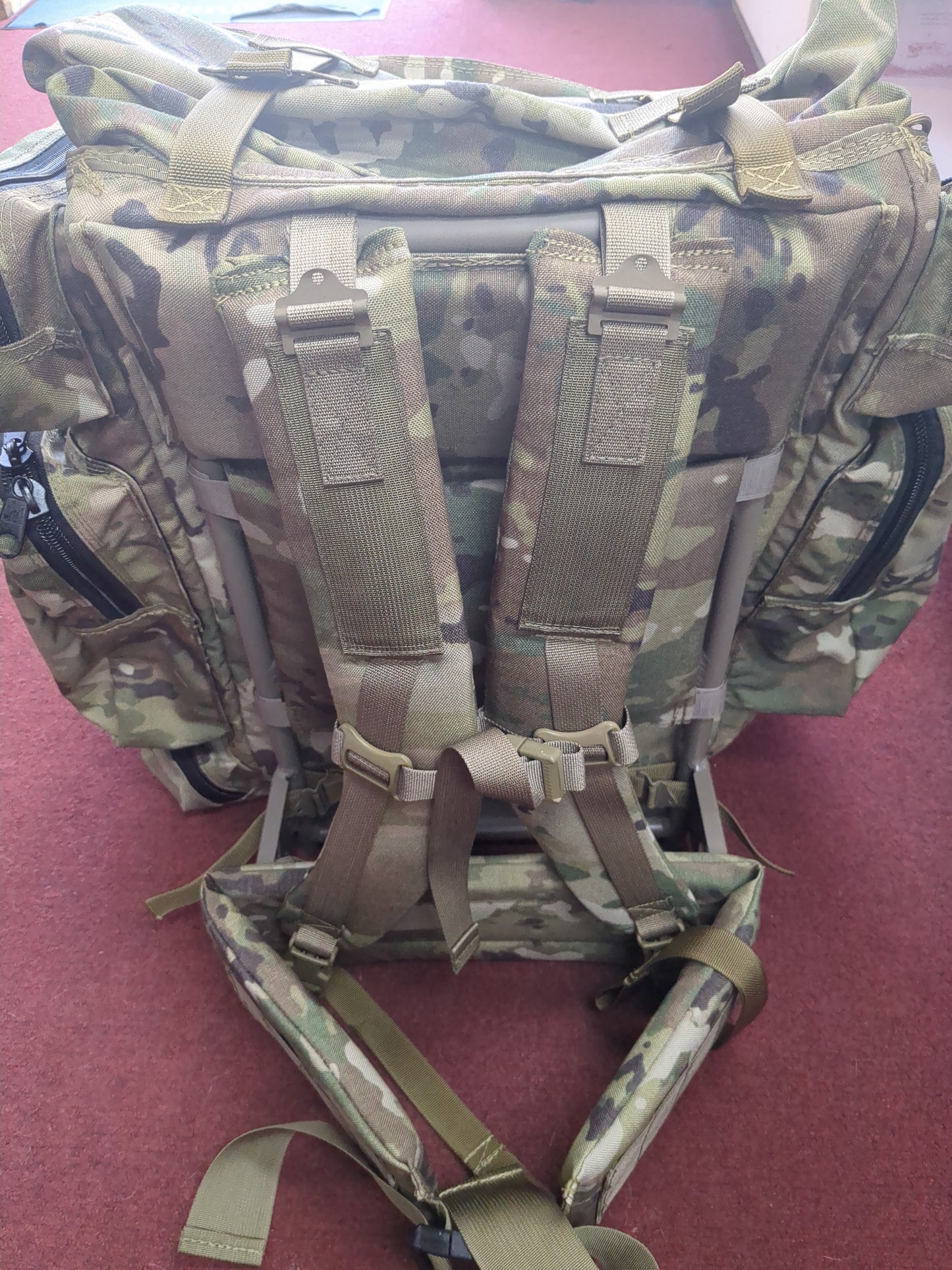 Grille Gibson Custom Ruck -  Built from Scratch - 9 Pocket Zippered Open from Bottom Malice Pack