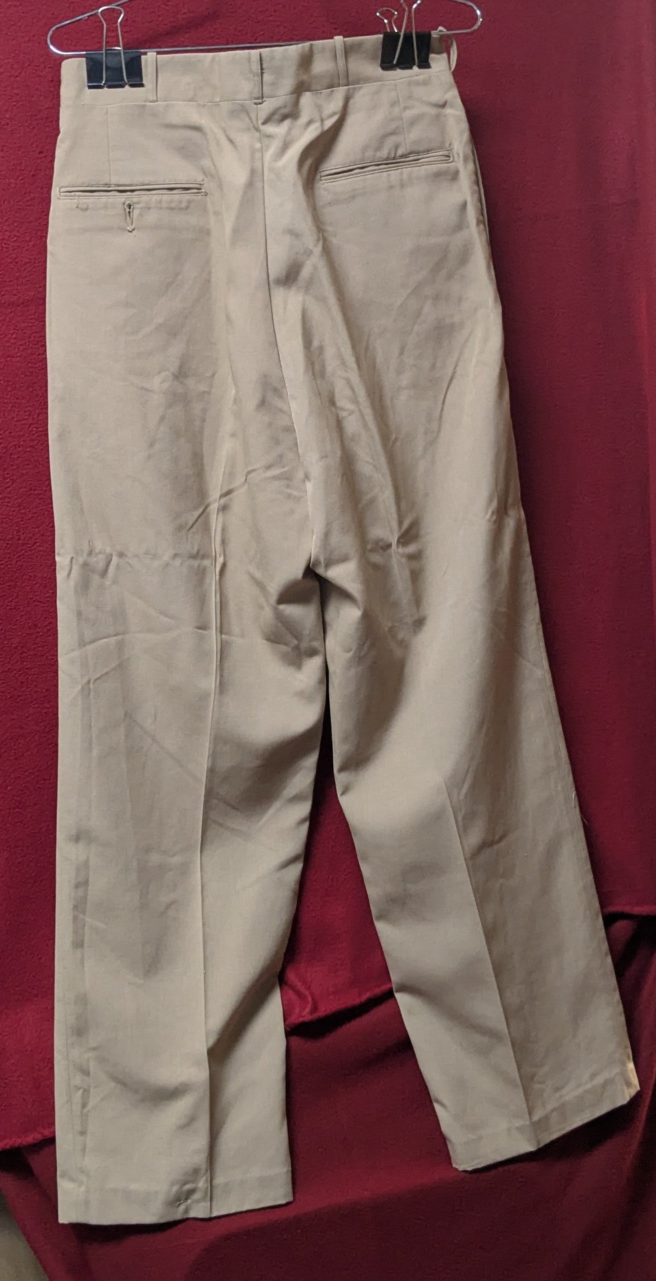 Vintage US Army Trousers Army Tan 445 32 x 38 (FB4-26Feb76)