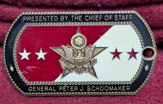 Challenge Coin General Peter J Schoomaker Challenge Coin (chcc-25APR166)