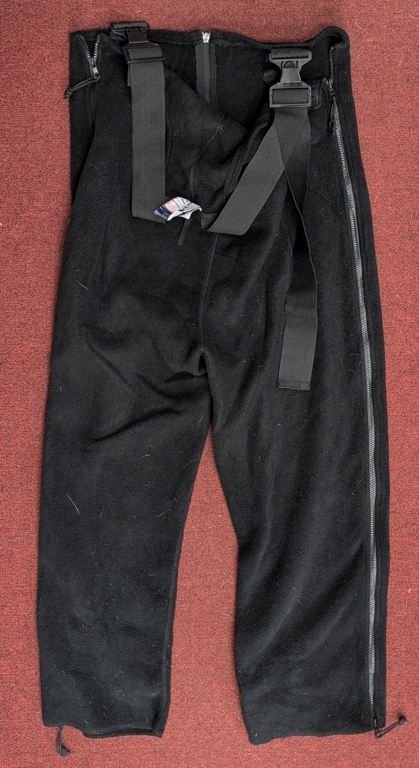 Polartec Cold Weather Fleece Overalls Black Medium Long (DB2-26Apr50)