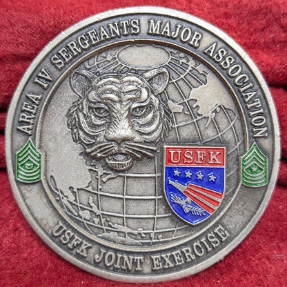 Challenge Coin 2010 Us Army Area Iv Sergeants Major Association (chcc-25APR146)