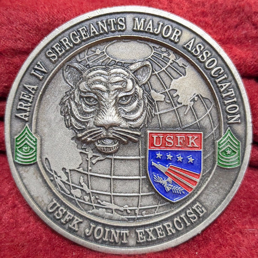 Challenge Coin 2010 Us Army Area Iv Sergeants Major Association (chcc-25APR146)
