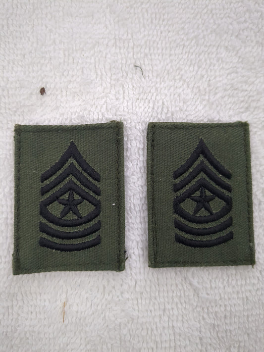US Army SGM Velcro Rank Subdued (WSB13-SGMVelcro)
