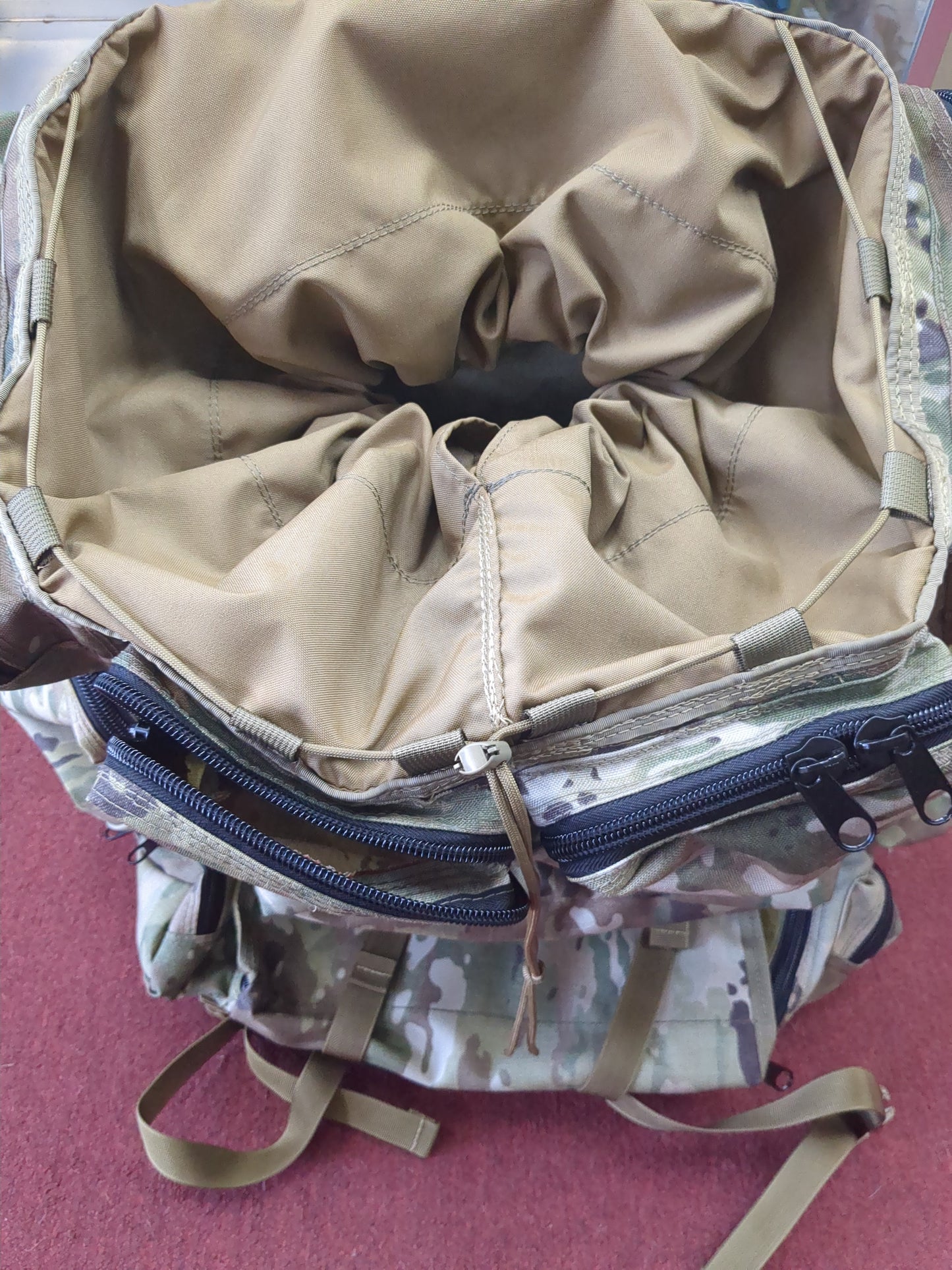 Grille Gibson Custom Ruck -  Built from Scratch - 9 Pocket Zippered Open from Bottom Malice Pack