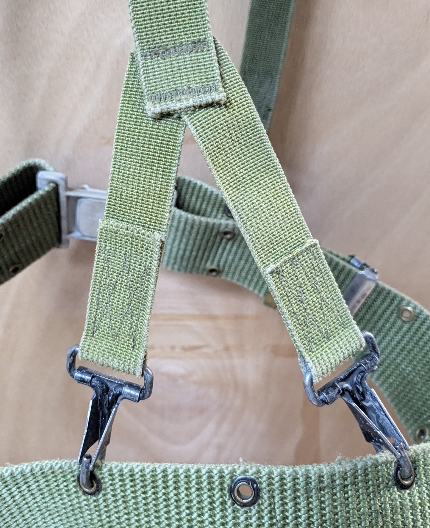 OD Pistol Web Belt w/Suspender Harness (26Jun02)