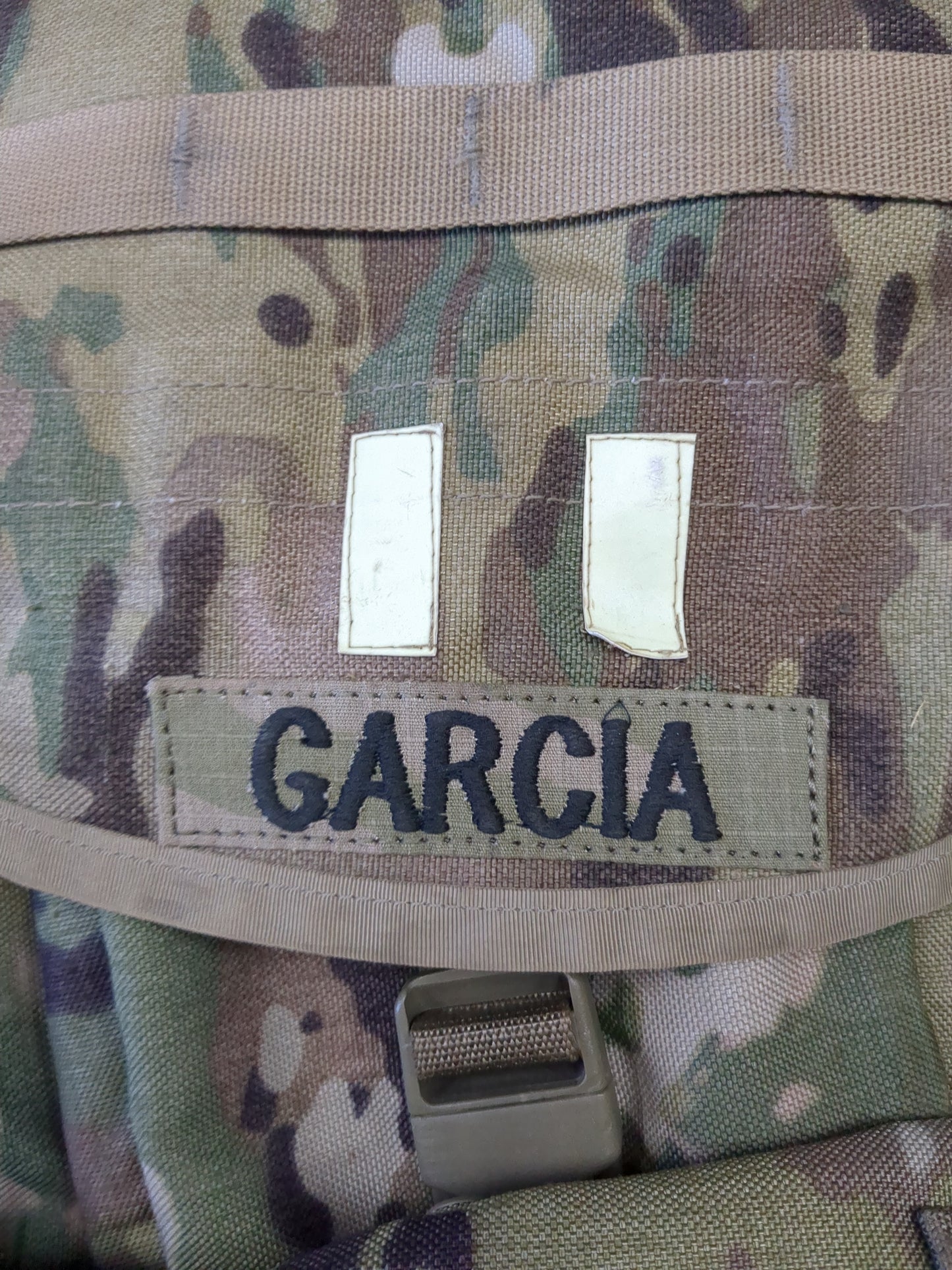 Garcia MAIL-IN - v.12 "Ranger Ready" OCP Large Molle II Ruck w/ The Gibson Configuration w/ Name Tape & Cat Eyes (V12 2026-07)