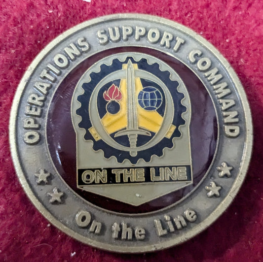 Challenge Coin Operations Support Command Commanding Generals Award (chcc-25May04)