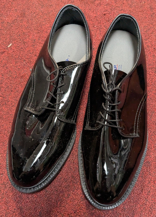 Capps High Gloss Airlite Dress Shoes, Black, 12E (DA2-25Sep92)