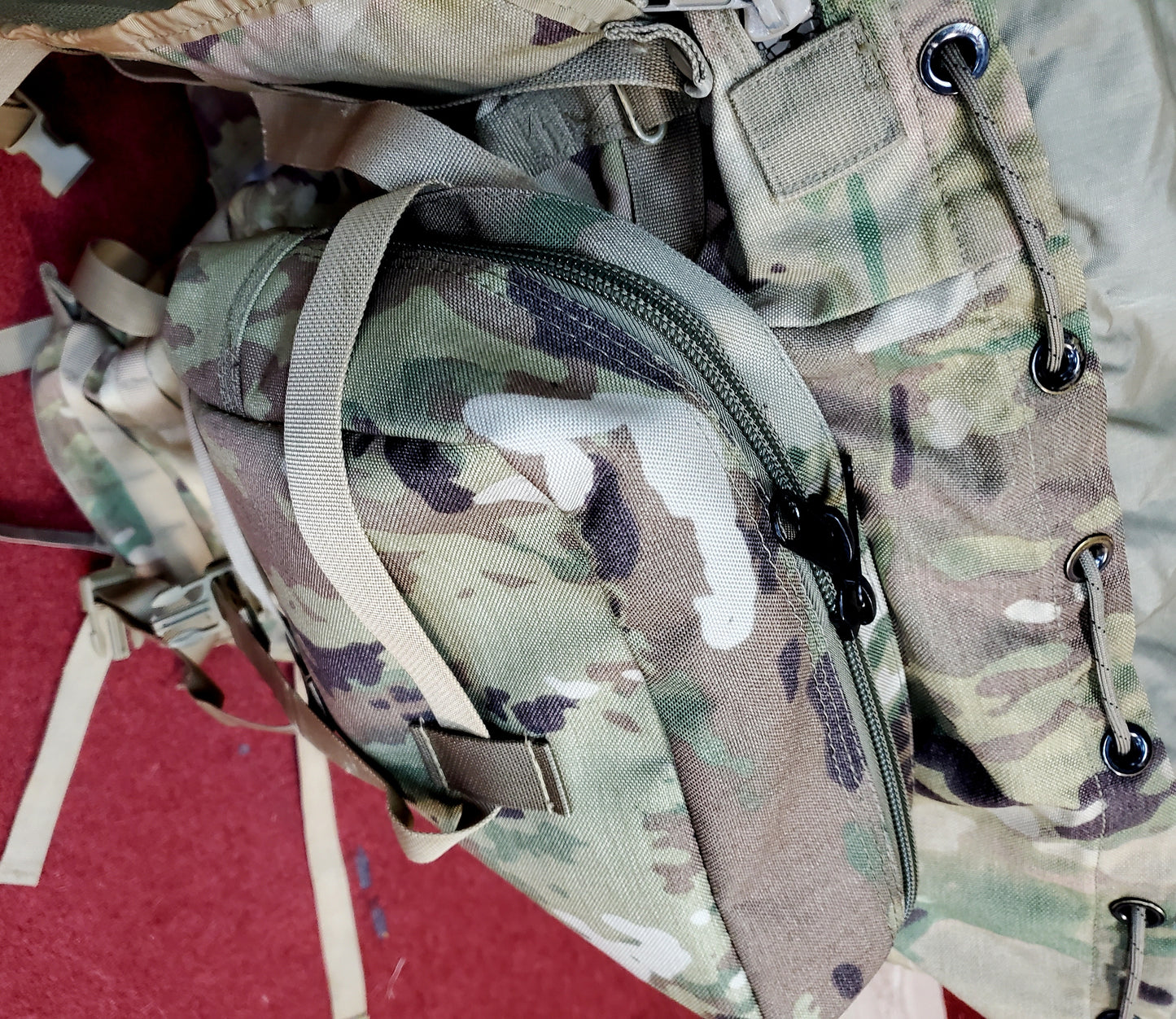 Set of Custom OCP Zipper Molle Sustainment Pouches for Large Ruck Molle 2 (GTT-SSZ)