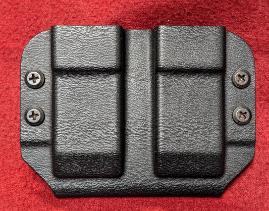 NOS Double Mag Pouch Hard Plastic Black (ab09-25APR100)