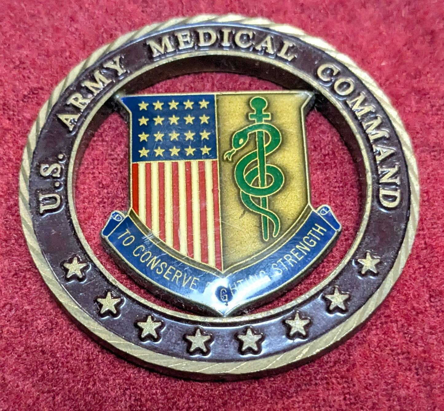 Challenge Coin US Army Medcom Command Sergeant Major (chcc-25APR137)