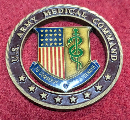 Challenge Coin US Army Medcom Command Sergeant Major (chcc-25APR137)