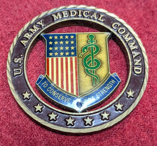 Challenge Coin US Army Medcom Command Sergeant Major (chcc-25APR137)