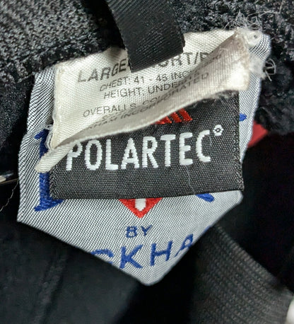 NWT US Army Medium Short/Regular Polartec Black Fleece Overalls (da08-25May95)