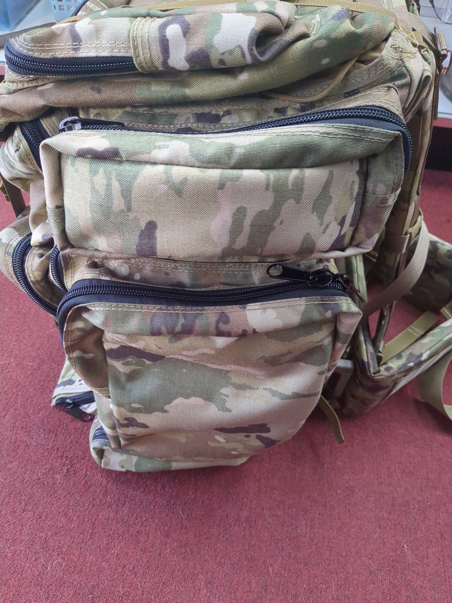 Grille Gibson Custom Ruck -  Built from Scratch - 9 Pocket Zippered Open from Bottom Malice Pack