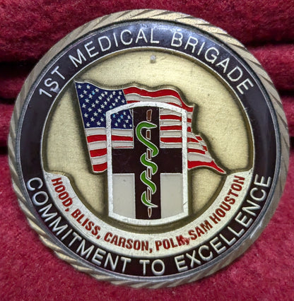 Challenge Coin 1st Medical Brigade Silver Knights (chcc-25APR144)