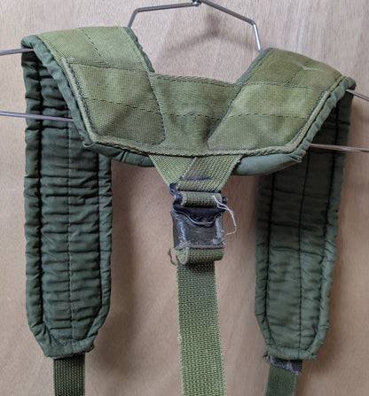 OD Pistol Web Belt w/Suspender Harness (26Jun02)